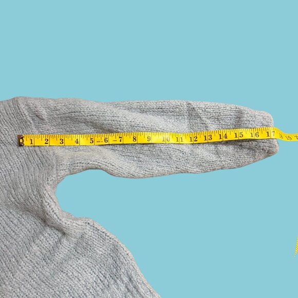 🩶 The Group by Babaton Alpaca Wool Blend Knit Hoodie (Size 2) - Picture 4 of 7